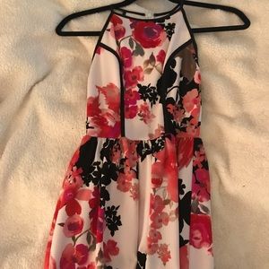 Adorable floral skater dress